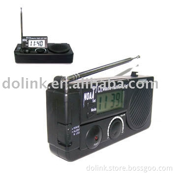 7-Channel Weather Band Radio with Alert